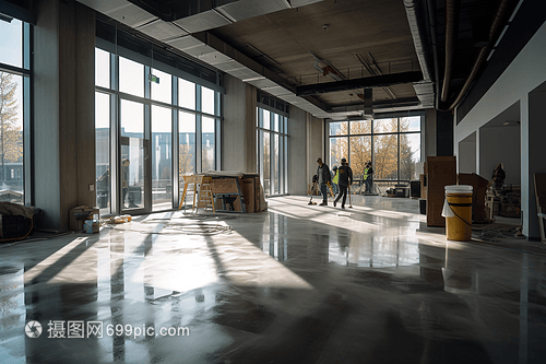 辦公樓大廳裝潢工程現(xiàn)場施工紀(jì)實(shí)