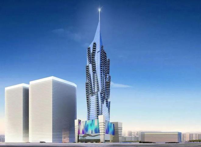 迪拜首座棕櫚樹(shù)造型超高層建筑封頂，中鐵十八局集團(tuán)彰顯建筑實(shí)力